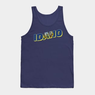 Idaho vintage style retro souvenir Tank Top